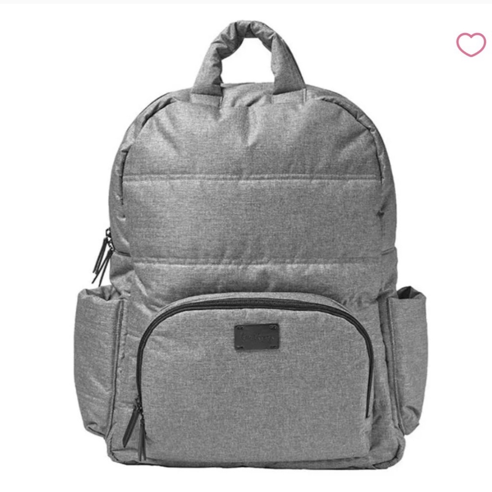 7AM VOYAGE - DIAPER BAG BACKPACK, HEATHER GREY